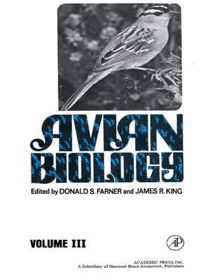 cover image of Avian Biology, Volume 3
